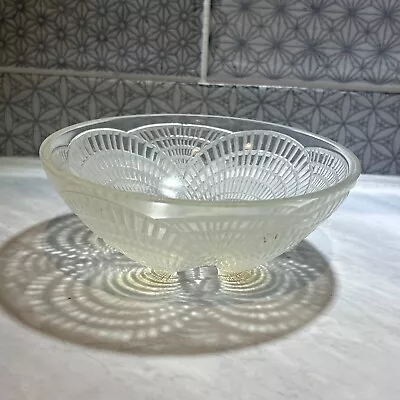 Antique Rene Lalique Bowl Signed R Lalique France And Numbered 3204 • £299.99