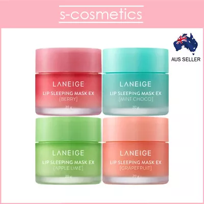 [LANEIGE] Lip Sleeping Mask EX 20g | Berry Grapefruit Apple Lime Mint Choco • $34.90