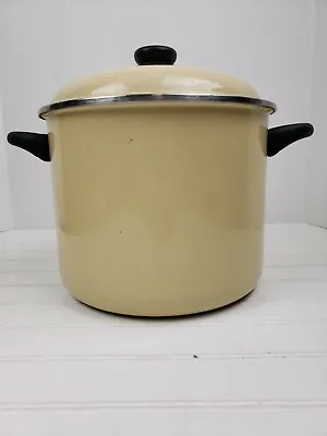 Megaware Beige 9 Quart Pot With Lid Cookware Made In Spain • $44.99