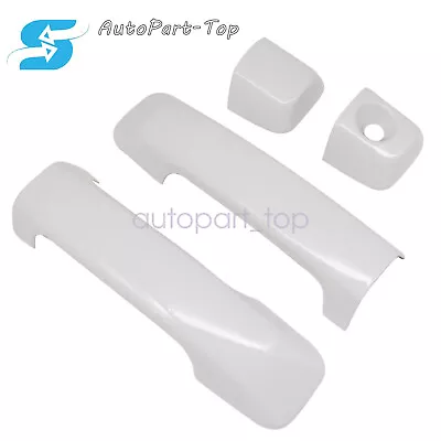 For 2007-2021 Toyota Tundra FRONT Door Handle COVERS NoPK 040 SUPER WHITE • $31.98