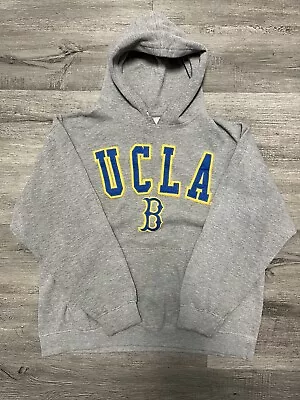 Vintage UCLA Bruins Sweatshirt Adult XL Gray Hoodie Embroidered Logo • $25.99