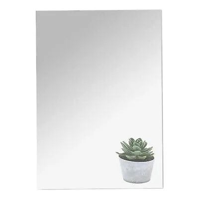 16 X12  Acrylic Mirror Sheet Flexible Non Glass Body Mirror Tiles Large Self... • $19.21