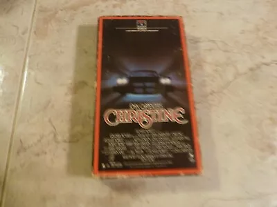 John Carpenter's CHRISTINE (VHS 1984) Stephen King Original Side Load Box • $9.99