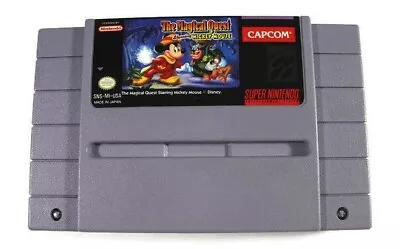 Magical Quest Starring Mickey Mouse Super Nintendo SNES 1992 CHEAP!!! • $13.99