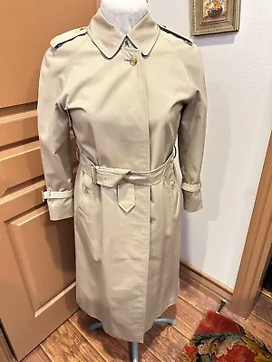 BURBERRY’s Prorsum Label Women’s Trench Sz 6 Petite Vintage • $85