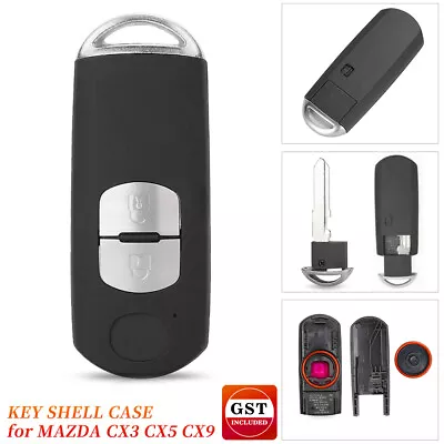 REMOTE PROX SMART KEY SHELL CASE FOB Suitable For MAZDA 3/5/6 CX-5/7/9 MX-5 • $12.85