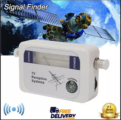 £10.99 • Buy HDTV DVB-T Finder Digital Aerial Terrestrial TV Antenna Signal Strength Meter UK