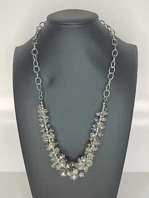 Vera Wang Crystal And Bead Chain Necklace • $8.50