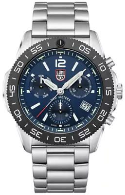 Luminox Pacific Diver Navy Seals Chronograph Stainless Steel Men’s Watch XS.3144 • $649.95