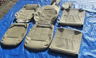 94-00 Mercedes W202 OEM Tan Leather Front Right & Left 8 Pieces Seat Covers RARE • $475