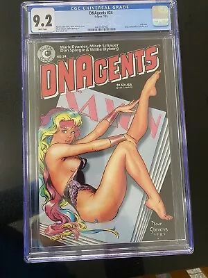 DNAgents #24 (1985) Eclipse Comics Rare Dave Stevens Cover CGC 9.2 Rainbow • $114