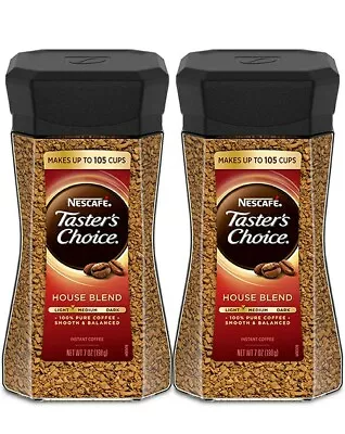 2 Jars Of NESCAFÉ  Taster's Choice Instant Coffee.  Makes Over 200 Cups.  • $21.99