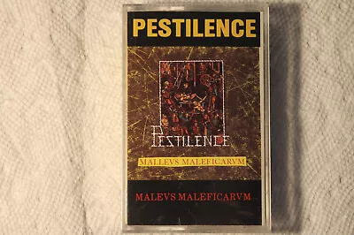 Pestilence - Malleus Maleficarum US SEALED Roadrunner Cassette 1988 DEATH Metal • $74.79