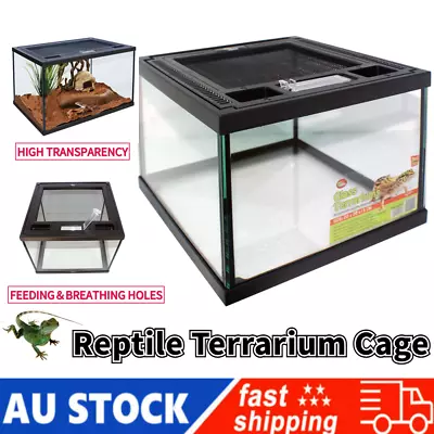 Reptile Terrarium Cage Enclosure Lizard Snake Frog Spider Scorpion Insect 40cm • $89.98