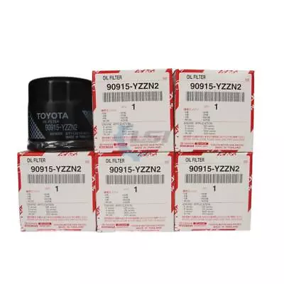 Toyota Genuine Oil Filter 90915-YZZE1 X5 Aus Ref: Z386 90915-YZZN2 • $65.45