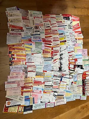 Collection Of 510 Manchester Utd Home And Away Tickets • £249.99