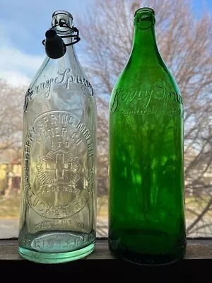 Berry Spring - Quart Mineral Water Bottles - Rhode Island (lot Of 2)      • $7.99