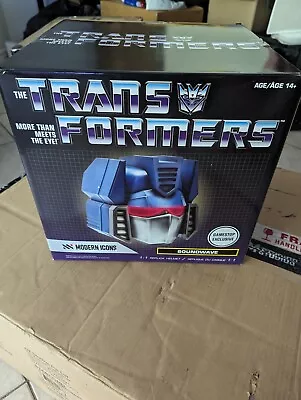 Hasbro Modern Icons Transformers Soundwave Replica Helmet SEALED • $45