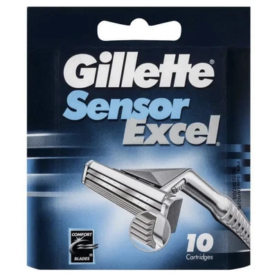 $19.50 • Buy Gillette Sensor Excel Blades Shaving Cartridges 10 Pack GENUINE* Made In Poland