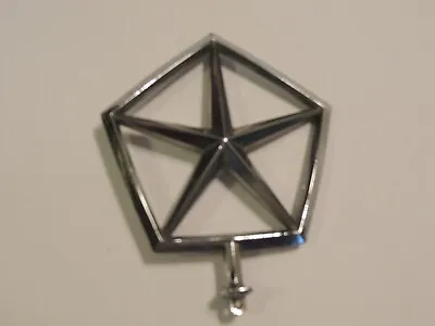 Vintage Chrysler/Dodge/Plymouth Car Hood Metal 5-Point Star Chrome Ornament • $7.50