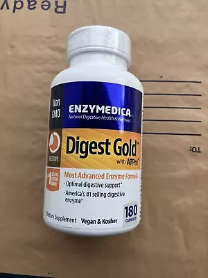 ENZYMEDICA Digest Gold ATPro Advanced Enzyme Formula 180 Capsules EXP 06/2025 • $44.99