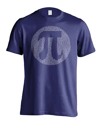 New Men's Pi Math Science T-Shirt Infinity Circle Sacred Geometry Graphic Tee • $16.99