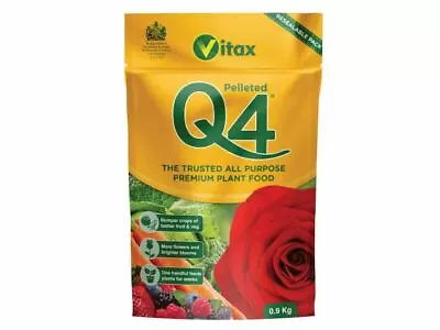 Vitax Q4 Premier All Purpose Fertiliser 0.9kg Pouch • £10.63
