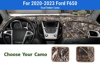 Dashboard Dash Mat Cover For 2020-2023 Ford F650 (TrueTimber Camo) • $71.95