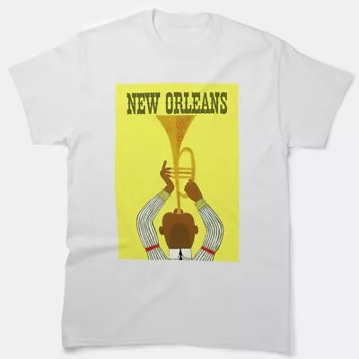 SALE! NEW ORLEANS ; Vintage Mardi Gras Print Classic T-Shirt Graphic Trending • $22.99