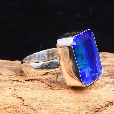 Tanzanite 925 Sterling Silver Handmade Ring Mother's Day Jewelry All Size SP-127 • $13.99