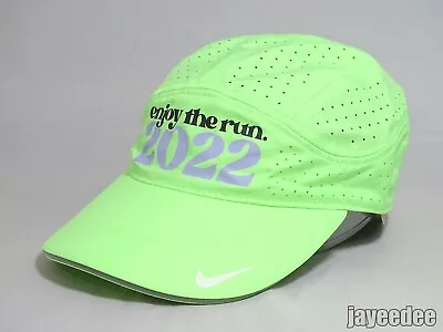 Nike Bofa Chicago Marathon Aerobill Tailwind Running Hat Dz5432-358 Ghost Green • $24.99