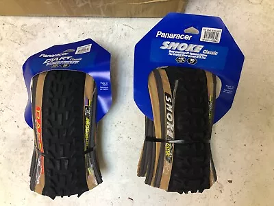 Panaracer Smoke / Dart Classic XC MTB Tires (pair) 26x2.10 Amber Skinwall - NEW • $80