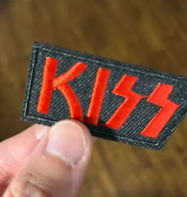 KISS Pop Rock Heavy Metal Band Logo Embroidered Iron/Sew On Patch NEW Embroidery • $3.99