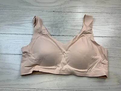 Seamless Mastectomy Wireless Bra Women's Size XXL Nude NEW MSRP $19.99 • $10