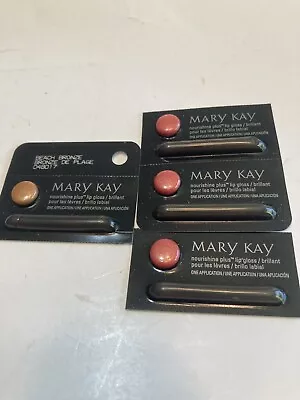 Mary Kay Nourishine Plus Lip Gloss (3)Fancy Nancy (1) Beach Bronze Samples • $3