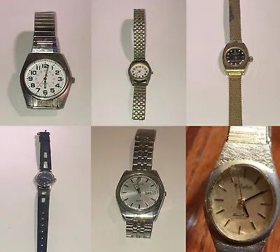 Various Vintage Wristwatches / Watch (untested / For Parts) • $10