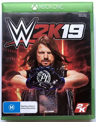 WWE 2K19 W2K19 (Microsoft Xbox One / X Game Complete 2018) VGC • $19.95