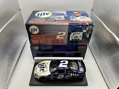 2000 Rusty Wallace #2 Miller Lite Ford Taurus 1/24 Elite NASCAR Diecast • $22.95