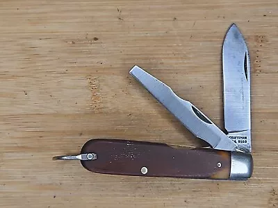 Craftsman USA 9560 Master Electrician Vintage Pocket Knife 2 Blade Very Nice  • $9.50