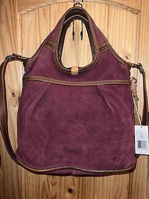 UGG Mahogany Classic Suede Leather Hobo Shoulder Handbag Purse Style TEO12 NWT • $99