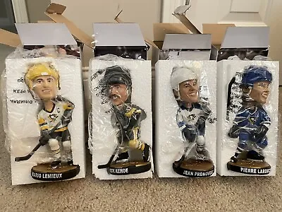 SET OF 4 - 2017 Pittsburgh Penguins 50th Anniversary Series Bobbleheads Lemieux • $119.99