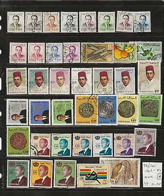 MOROCCO...Sc #75/565...M & U...1962/84...41 Different...A Few Nice Topicals • $4.90