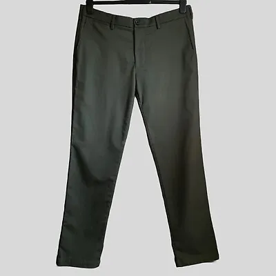 Levis Dockers Chino Trousers Mens W34 L32 Khaki Green Slim Tapered • £32.99