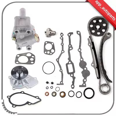 For 89-97 2.4L Nissan 240SX D21 Pickup Timing Chain Kit Water & Oil Pump KA24E • $62.59