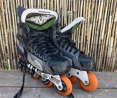 MISSION Inhaler Hi-Lo AC7 Junior Inline Hockey Skates - Size 3E (4) • $39.99