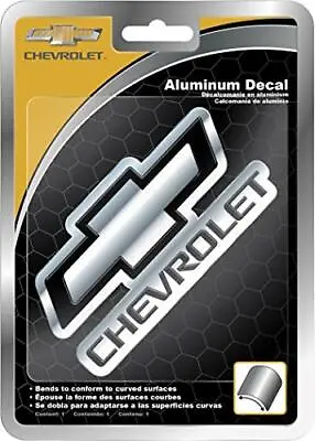 $9.99 • Buy Chroma 41702 Chevrolet Bowtie Aluminum Bendable Decal Chrome 2 1/4  X 4 1/4 