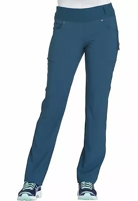 New Cherokee Women's IFlex Knit Waist Cargo Scrub Pant CK002 • $24.99