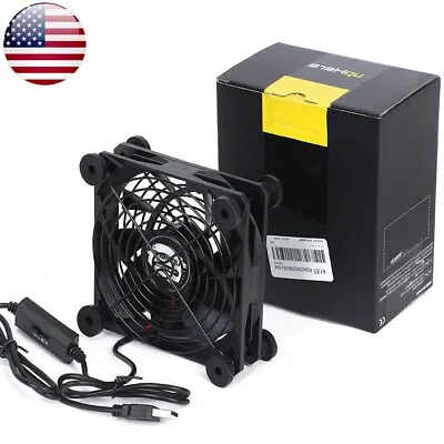 Portable 120mm Mini USB Cooling Fan Silent Air Cooler For PC Computer Desktop • $12.32