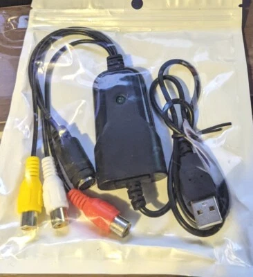 $5 • Buy Video Capture Card Device VHS VCR TV To DVD Converter USB 2.0