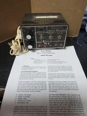 Telegraph Autek MK-1 Research Message Memory CMOS Morse Code Keyer +instructions • $25